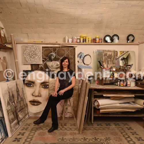 Irem Incedayi In Her Studio