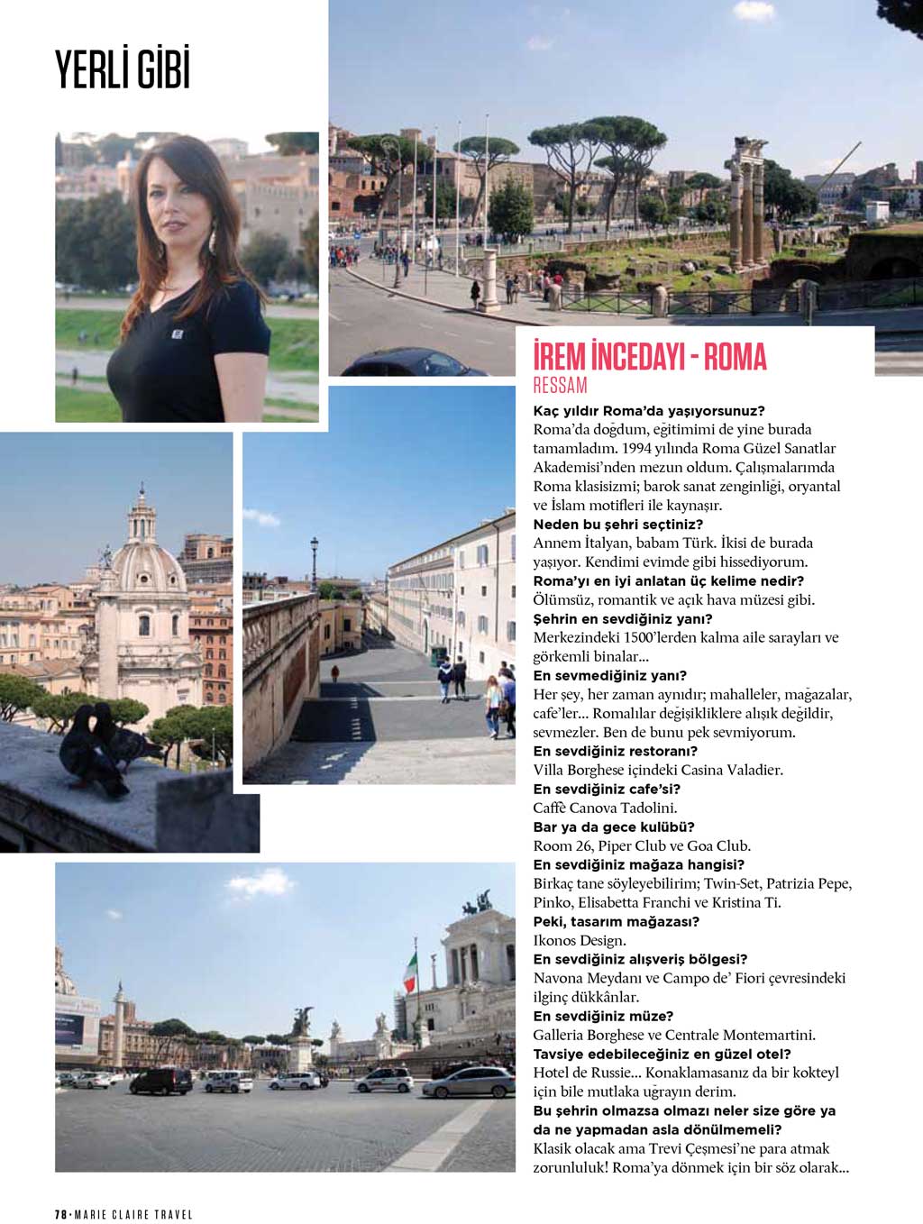 MARIE CLAIRE TRAVEL May 2015 Irem Incedayi