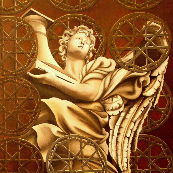 Angel With Column - Acrylic 100x170 2012