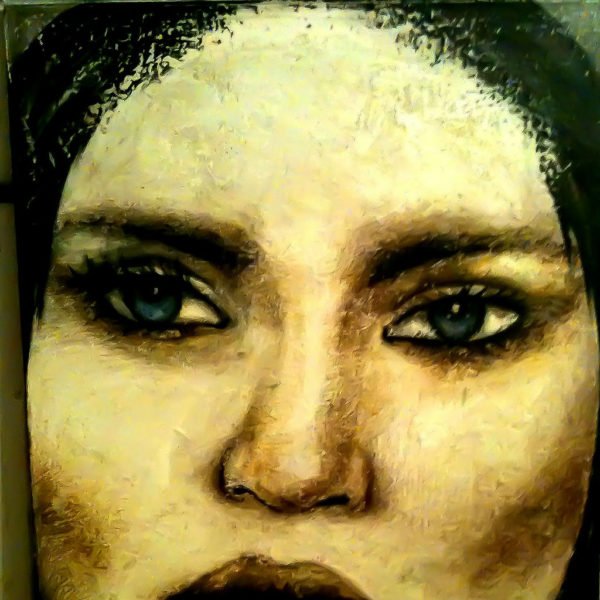 Portrait Of A Woman - Acrylic And Resin 100x120 2012