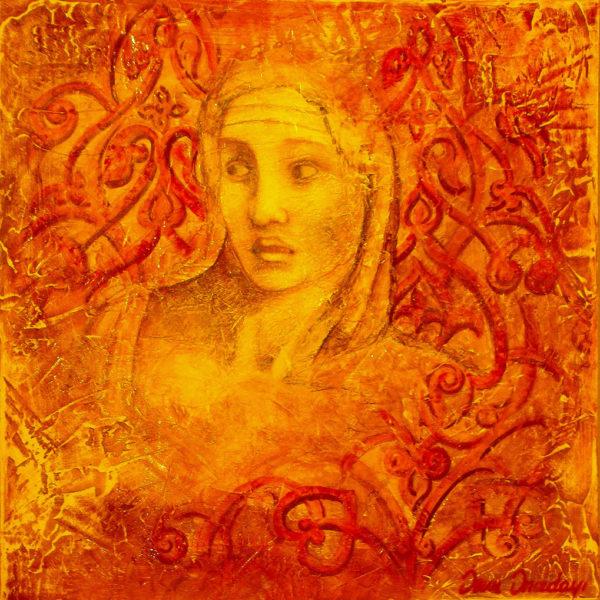Venus Fresco On Canvas 100x100 2010
